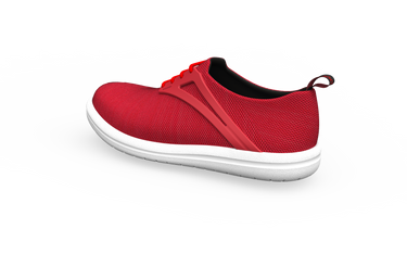 Red on White